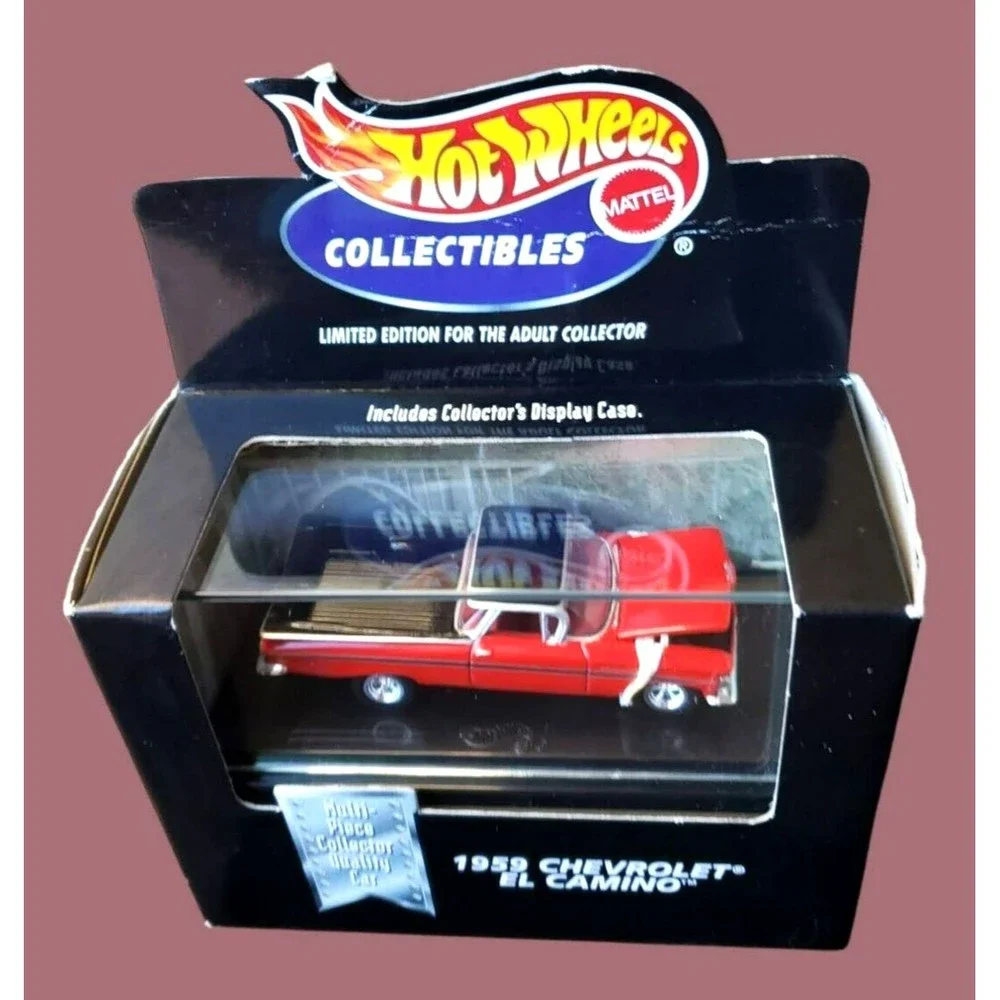 1998 Hot Wheels 1959 CHEVROLET EL CAMINO Pickup Red Cool Collectibles RR 1:64